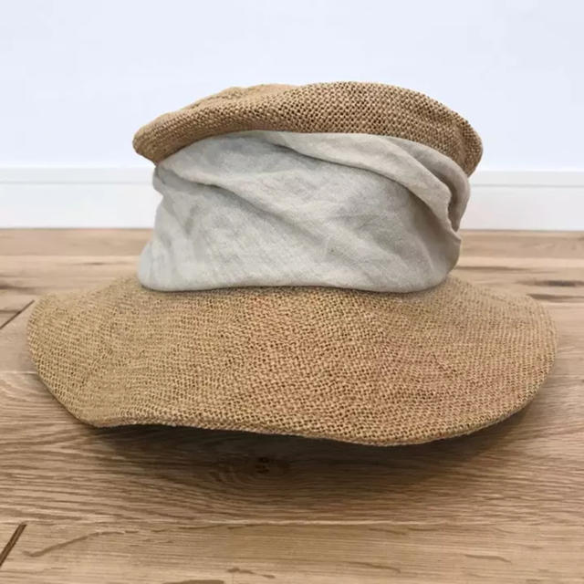 nest Robe(ネストローブ)のちい様専用⑅◡̈*マチュアーハ ジュートドレープワイドハット レディースの帽子(麦わら帽子/ストローハット)の商品写真
