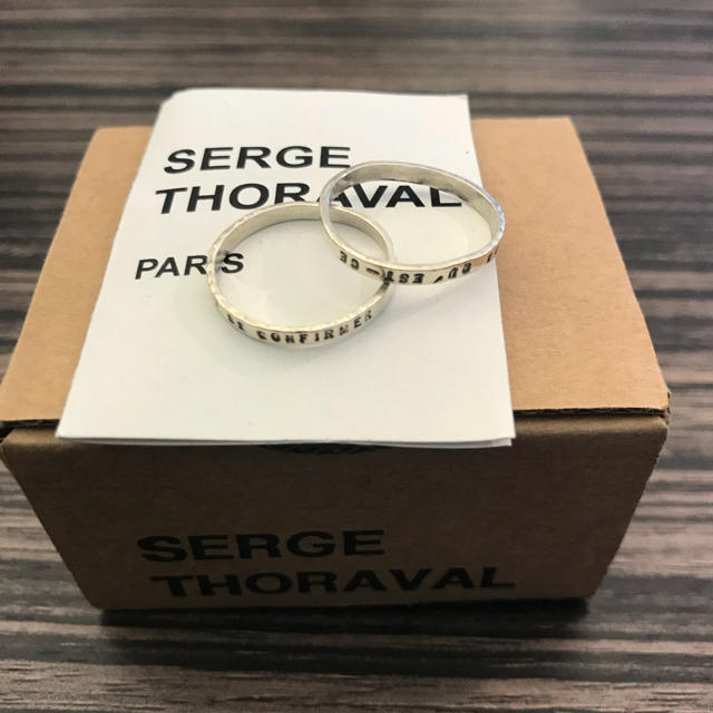 SERGE THORAVAL セルジュトラヴァル シルバーリング2つセット レディースのアクセサリー(リング(指輪))の商品写真