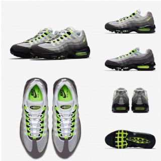 ナイキ(NIKE)のNIKE AIR MAX 95 OG イエローグラデ 26cm 2018年製(スニーカー)