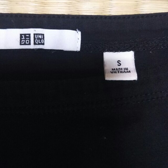 UNIQLO(ユニクロ)のユニクロ 5分袖 Tシャツ Sサイズ レディースのトップス(Tシャツ(長袖/七分))の商品写真