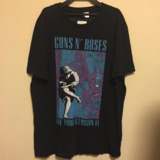 エイチアンドエム(H&M)の希少 H&M × GUNS N' ROSES ガンズ Tシャツ M 新品 タグ付(Tシャツ/カットソー(半袖/袖なし))