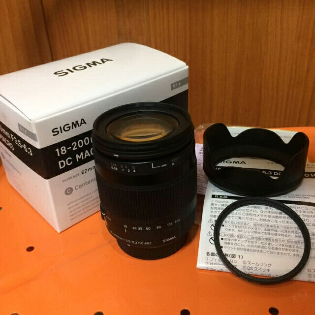 シグマ 18-200mm F3.5-6.3 DCMACRO OS HSM ニコン