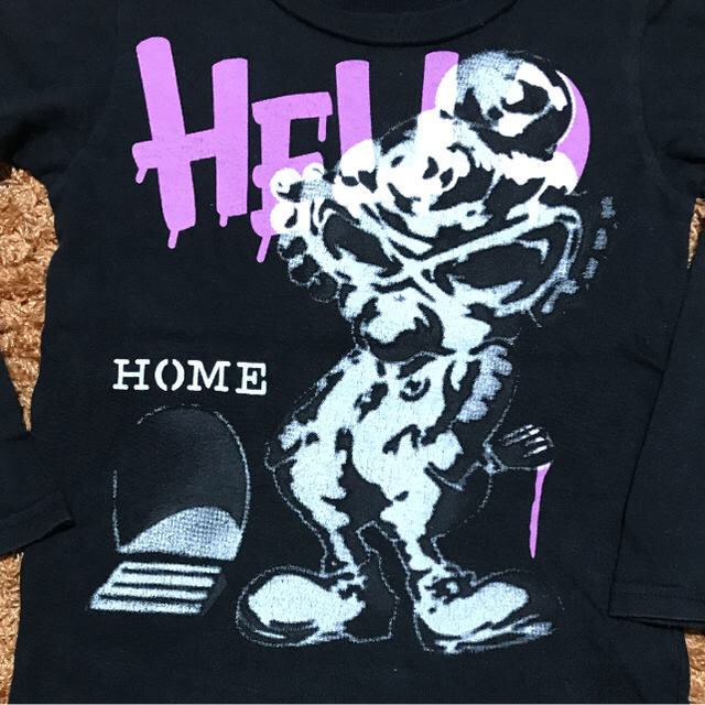 HYSTERIC MINI(ヒステリックミニ)の値下しました！ヒステリックミニ ヒスミニ ロングＴシャツ １１０ キッズ/ベビー/マタニティのキッズ服女の子用(90cm~)(Tシャツ/カットソー)の商品写真