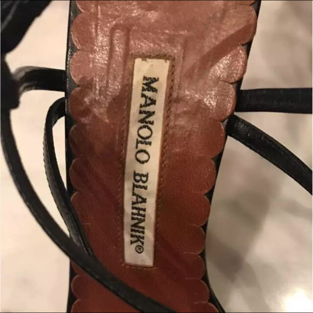 MANOLO BLAHNIK(マノロブラニク)の美品マノロブラニク  サンダル レディースの靴/シューズ(サンダル)の商品写真