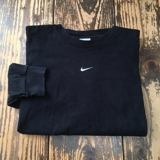 ナイキ(NIKE)の00’s Nike ワンポイント刺繍 ロンT(Tシャツ/カットソー(七分/長袖))