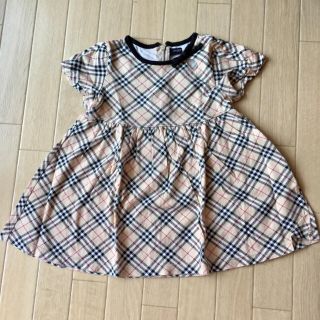 バーバリー(BURBERRY)の《yabe様専用》美品♡バーバリー BURBERRY 半袖 ワンピース 90cm(ワンピース)