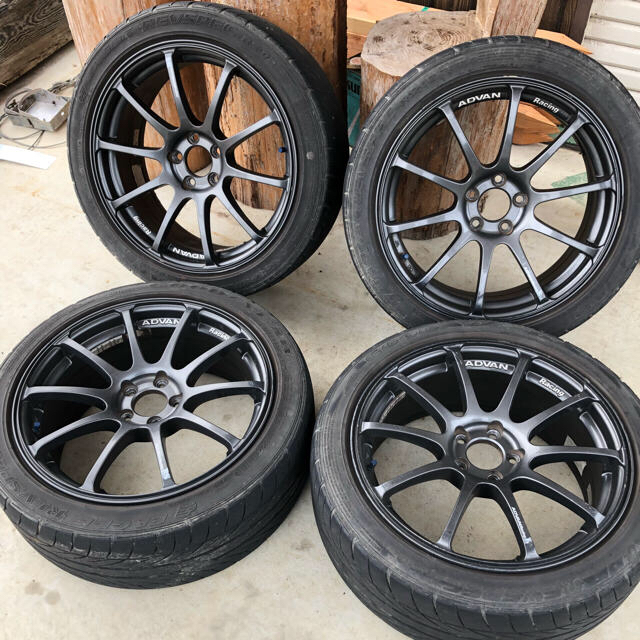 スバル - ADVAN RS 17インチ 4本 7.5J PCD 100 +48の通販 by かずきち