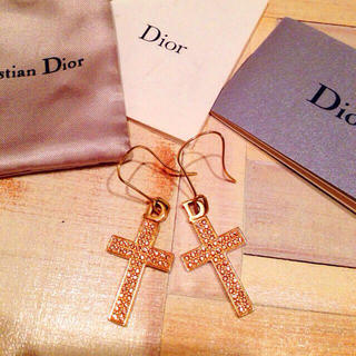 ディオール(Dior)のDiorクロスピアス(ピアス)
