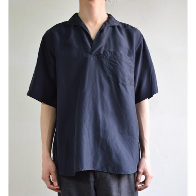 COMOLI - comoli シルク スキッパー シャツの通販 by ショウショウ's