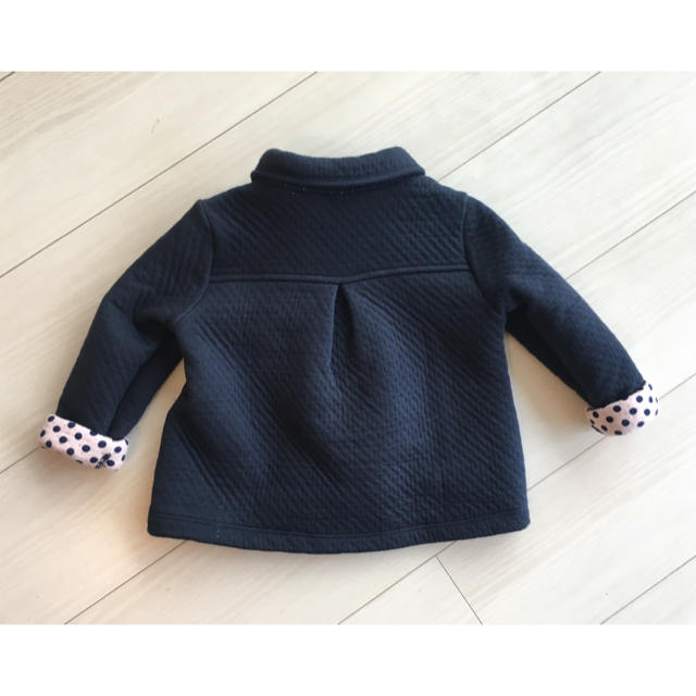 PETIT BATEAU(プチバトー)のプチバトー  ベビー アウター ピーコート ジャケット 18m キッズ/ベビー/マタニティのベビー服(~85cm)(ジャケット/コート)の商品写真