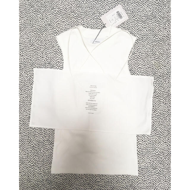 Ameri VINTAGE(アメリヴィンテージ)のBIB LAYELED N.S TOP  AMERI vintage レディースのトップス(タンクトップ)の商品写真