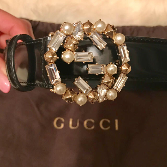 Gucci ベルト ビジュー×パール Gucci ベルト ビジュー×パール