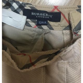 バーバリー(BURBERRY)のバーバリー コーデュロイパンツ 120㎝(パンツ/スパッツ)