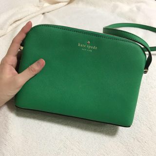kate spade new york - ケイトスペード*グリーンショルダーバッグの