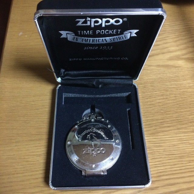 【ZIPPO】クロノグラフ懐中時計付きZIPPO