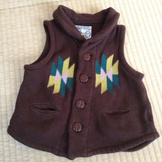 キッズ ネイティブ柄ベスト(その他)