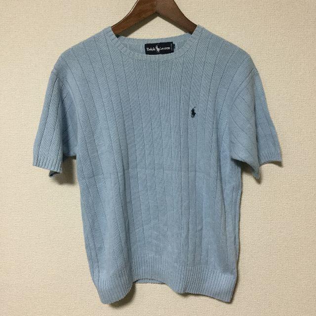 Ralph Lauren - ラルフローレン 半袖ニット コットン サマー Ralph Lauren - ラルフローレン 半袖ニット コットン サマー