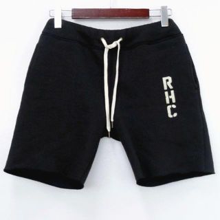 ロンハーマン(Ron Herman)のロンハーマン　スウェットパンツ　ブラック　S　正規品　新品未使用(ショートパンツ)