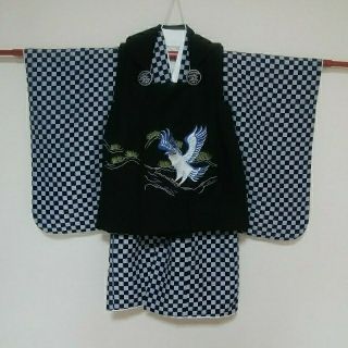 美品！男の子　被布セット　3歳　七五三(和服/着物)