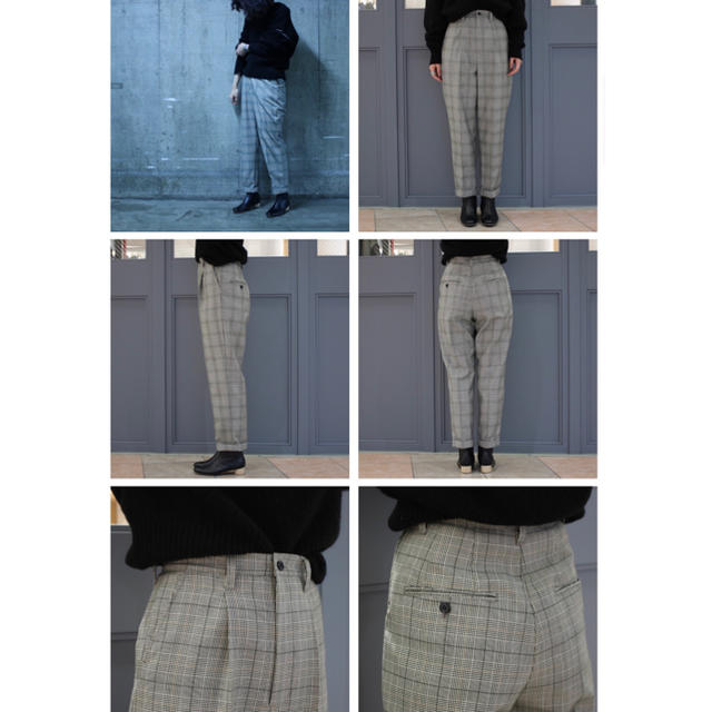 YAECA(ヤエカ)の1LDK☆MY CHECK TAPERED PANTS2018春夏新作！！ レディースのパンツ(カジュアルパンツ)の商品写真