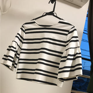 ザラ(ZARA)のボーダーカットソー♡ZARA(カットソー(長袖/七分))