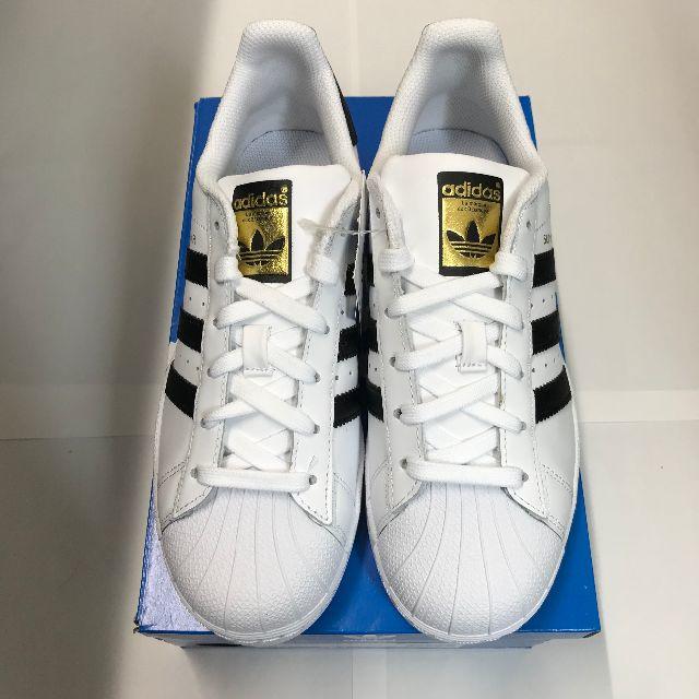 adidas(アディダス)の新品☆アディダス スーパースター J ホワイト／ブラック レディースの靴/シューズ(スニーカー)の商品写真