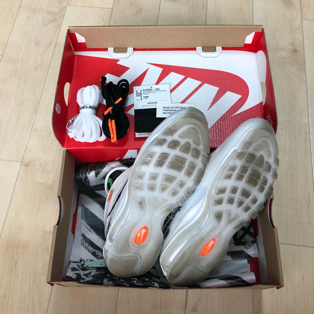 NIKE(ナイキ)のOff white × NIKE Air Max 97 国内正規品 レディースの靴/シューズ(スニーカー)の商品写真