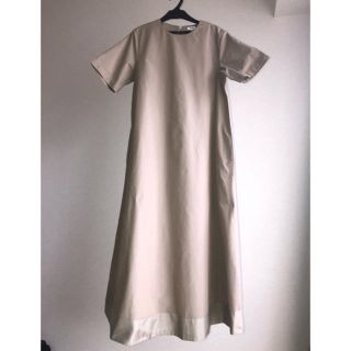 サイ(Scye)の美品☆17ss SCYEサイ コットンフレアードレス ワンピース☆(ロングワンピース/マキシワンピース)