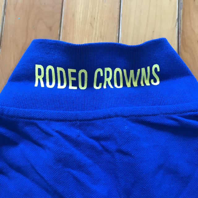 RODEO CROWNS(ロデオクラウンズ)のロデオクラウンズ ポロシャツ 青 ブルー RODEO CROWNS ポロ レディースのトップス(ポロシャツ)の商品写真