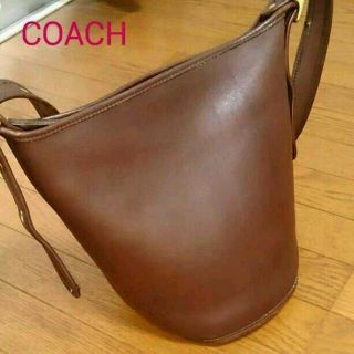 コーチ(COACH)のオールドコーチ♡COACH♡バケツ♡革(ショルダーバッグ)