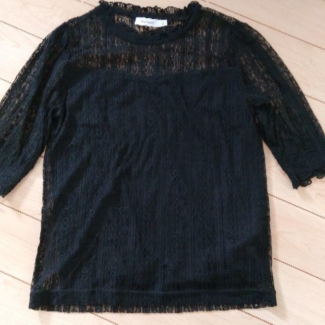 moussy  LACE HALF SLEEVE TEE
