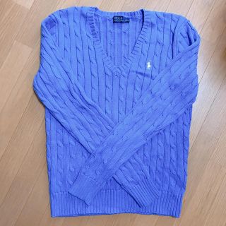 ポロラルフローレン(POLO RALPH LAUREN)のPOLO Vネックコットンセーター(ニット/セーター)