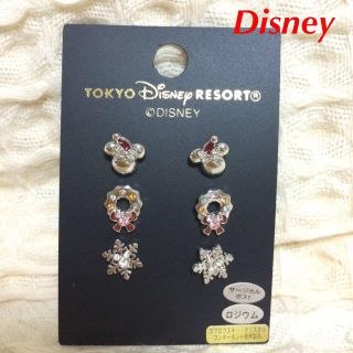 ディズニー(Disney)のミッキーミニー★クリスマスピアスセット(ピアス)