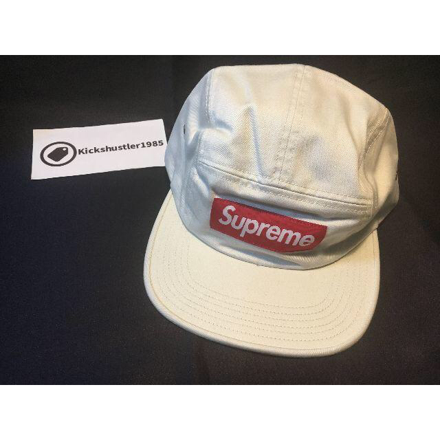 メンズ新品 Supreme Chino Twill Camp Cap Stone