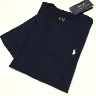 ポロラルフローレン(POLO RALPH LAUREN)の新品✨コットンTシャツ / ネイビー ボーイズ M(150)(Tシャツ(半袖/袖なし))