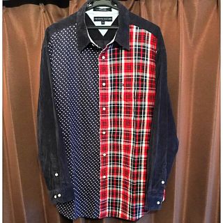 トミーヒルフィガー(TOMMY HILFIGER)のTOMMY HILFIGER 希少‼️コーデュロイ 切り替えシャツ‼️(シャツ)