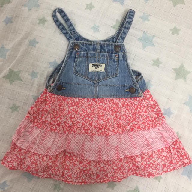 OshKosh(オシュコシュ)のOSHKOSHB'GOSH ワンピース 70～80 キッズ/ベビー/マタニティのベビー服(~85cm)(ワンピース)の商品写真