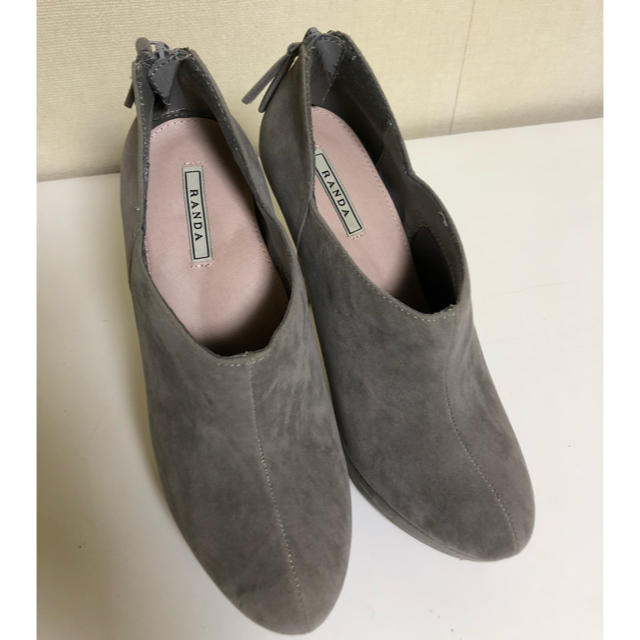 RANDA(ランダ)のランダショートブーツＬサイズ レディースの靴/シューズ(ブーツ)の商品写真