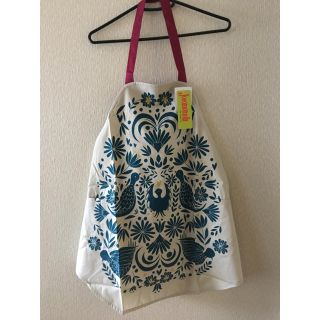 ホコモモラ(Jocomomola)のmi様専用   新品 ホコモモラ  エプロン  アイボリー×ブルー(その他)