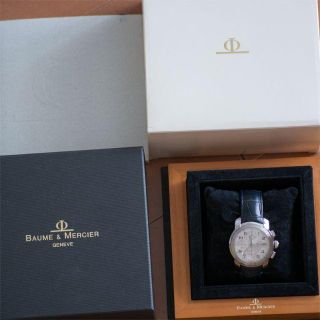 ボームエメルシエ(BAUME&MERCIER)のゆう♪様専用 ボーム&メルシエ ケープランド クロノグラフ(腕時計(アナログ))