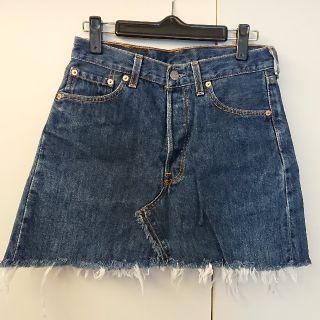 リーバイス(Levi's)のLevi's リメイクデニムスカート(ミニスカート)