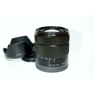 ソニー(SONY)の【稀少なブラック】 E 18-55mm F3.5-5.6 OSS(レンズ(ズーム))