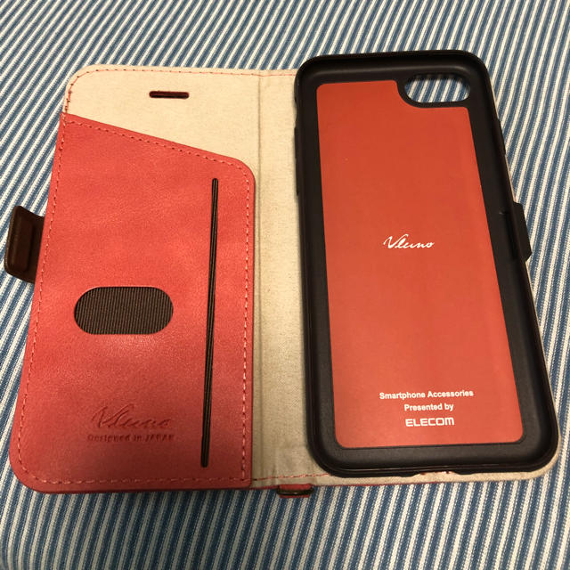 ELECOM(エレコム)のiPhone8 / iPhone7 ケース Vluno 手帳型  エレコム スマホ/家電/カメラのスマホアクセサリー(iPhoneケース)の商品写真