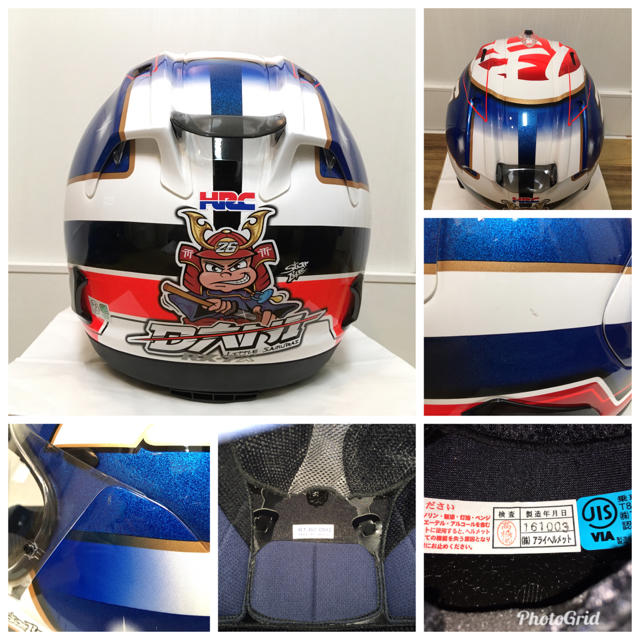 美品 Arai アライ RX-7X ペドロサ 侍 サムライ XL 61-62cm 美品 Arai アライ RX-7X ペドロサ 侍 サムライ XL 61-62cm