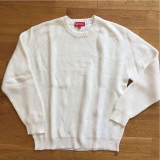 シュプリーム(Supreme)の18SS Supreme Chest Stripe Raglan Sweater(ニット/セーター)