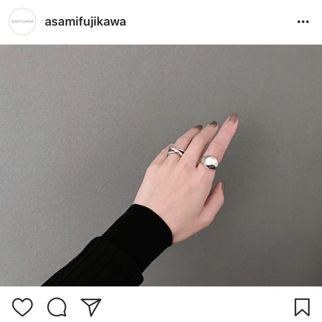 ASAMI FUJIKAWA シルバーリング13号 レディースのアクセサリー(リング(指輪))の商品写真
