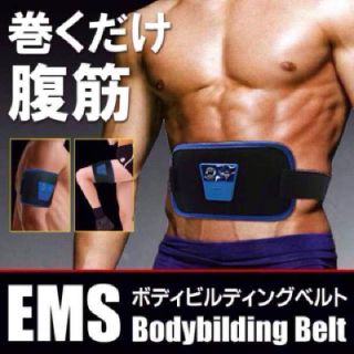 EMSボディビルディングベルト 電池付 AB GYMNIC(エクササイズ用品)