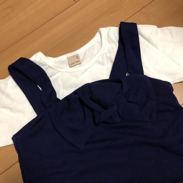 petit main(プティマイン)のpetit main キャミトップス  美品 キッズ/ベビー/マタニティのキッズ服女の子用(90cm~)(Tシャツ/カットソー)の商品写真