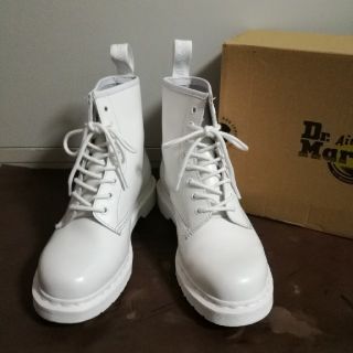 ドクターマーチン(Dr.Martens)のドクターマーチン　Dr.Martens　1460MONO オールホワイトUK6(ブーツ)