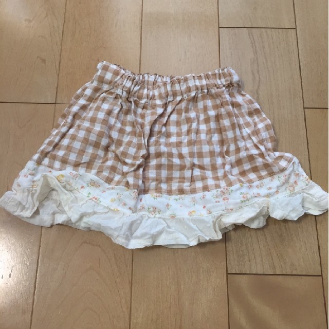 Biquette(ビケット)の値下げ！Biquette ビケット スカート 90 キッズ/ベビー/マタニティのキッズ服女の子用(90cm~)(スカート)の商品写真